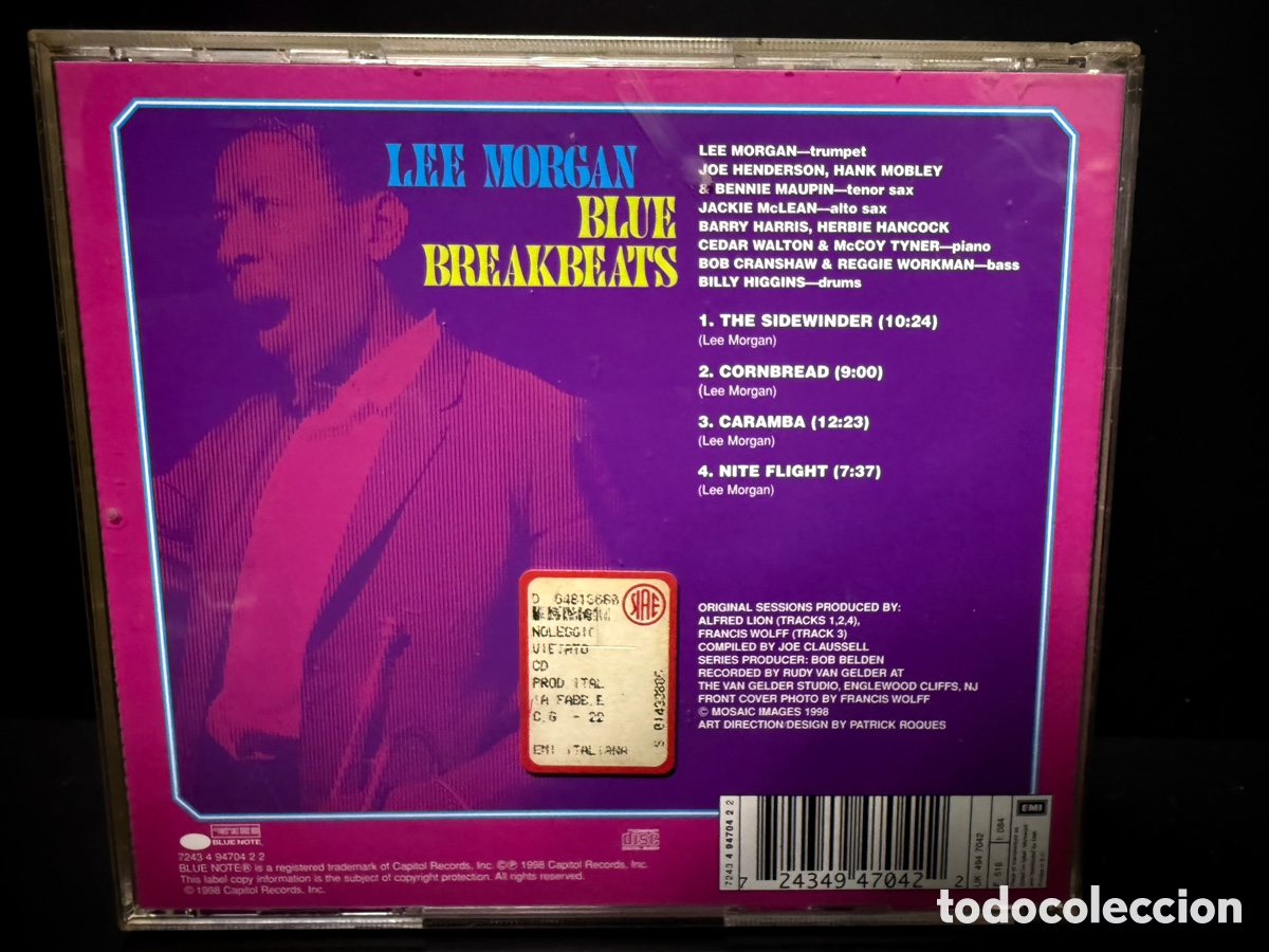 CDs de m&uacute;sica: Lee Morgan - Blue Breakbeats (CD) - Foto 2
