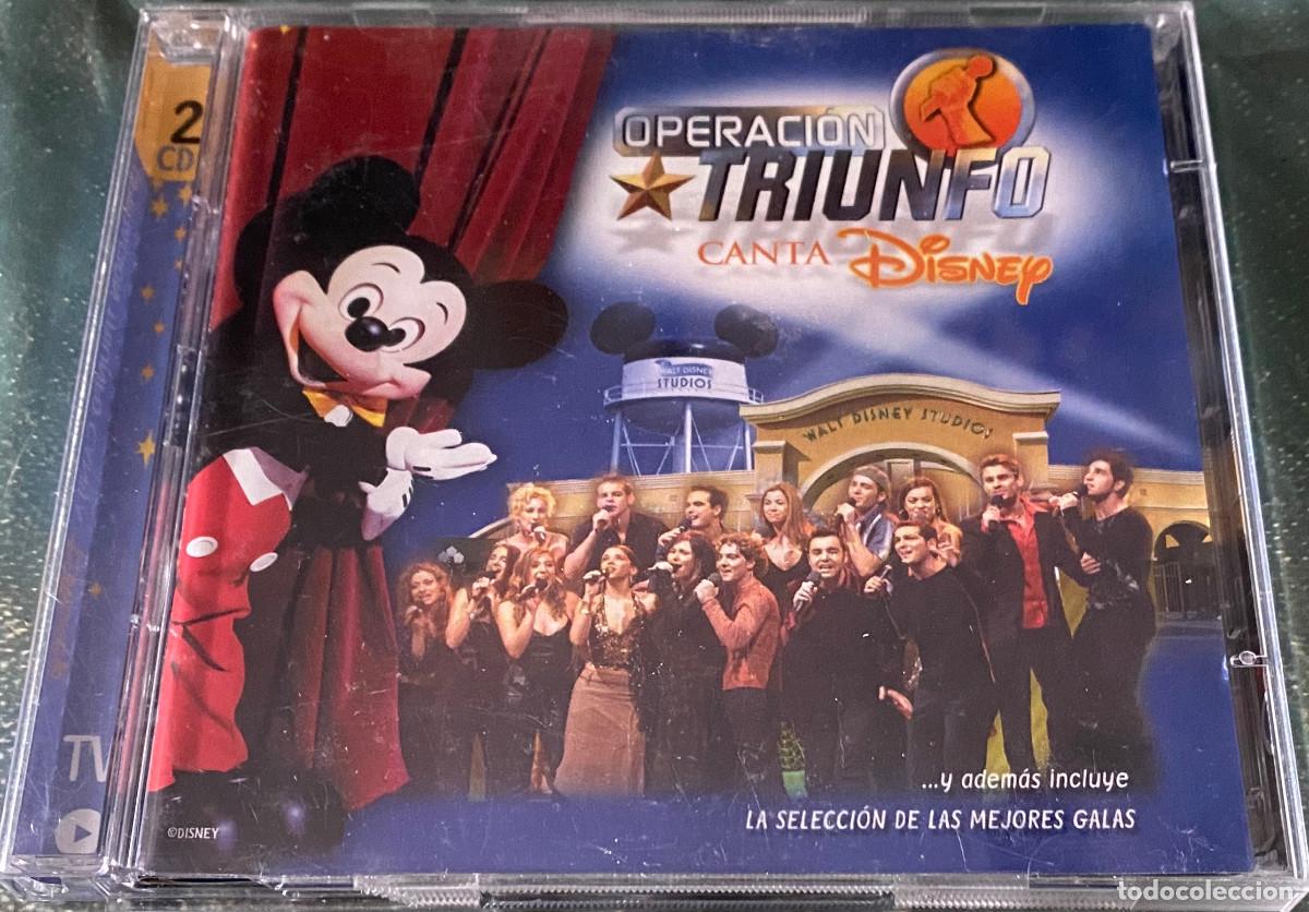 CDs de M&uacute;sica: 'Operaci&oacute;n Triunfo canta Disney'. Pop. Canciones famosas de pel&iacute;culas Disney por OT. 2 CDs. 41 temas