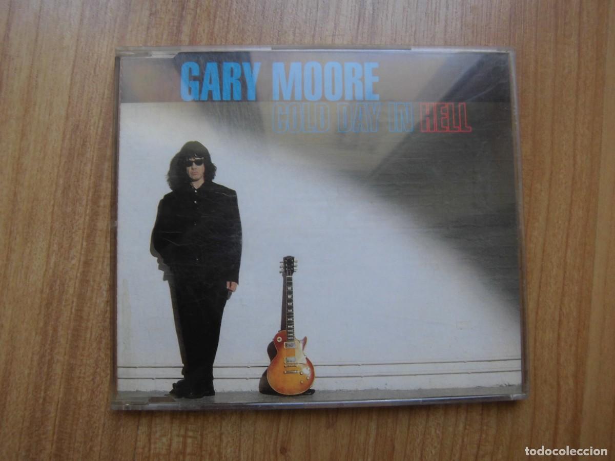 CDs de m&uacute;sica: CD SINGLE GARY MOORE GOLD DAY IN HELL 4 TEMAS - Foto 1