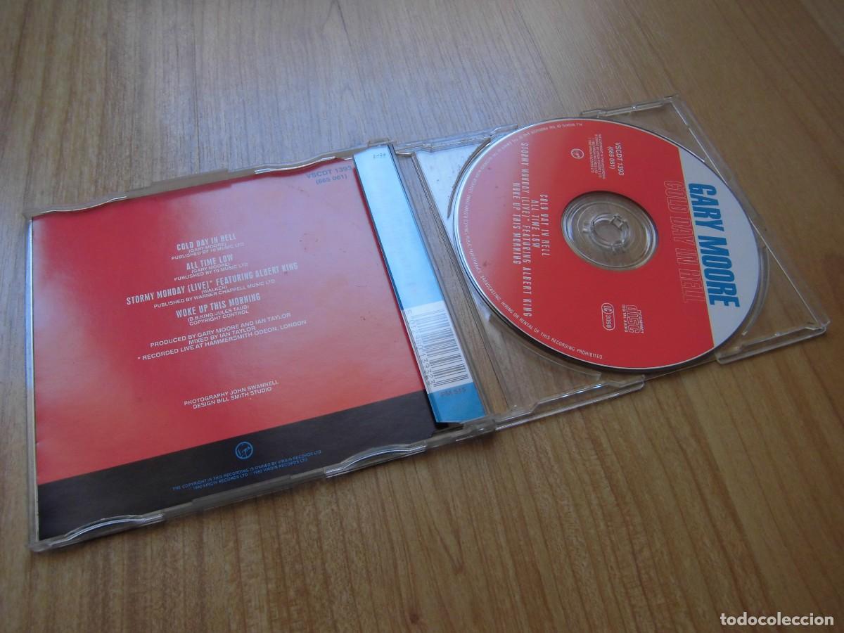CDs de m&uacute;sica: CD SINGLE GARY MOORE GOLD DAY IN HELL 4 TEMAS - Foto 3