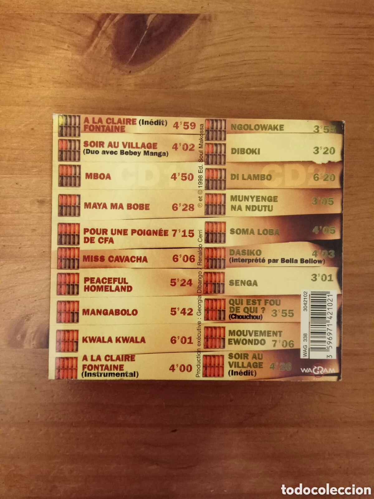 CDs de m&uacute;sica: Manu Dibango Manu Safari - Foto 2