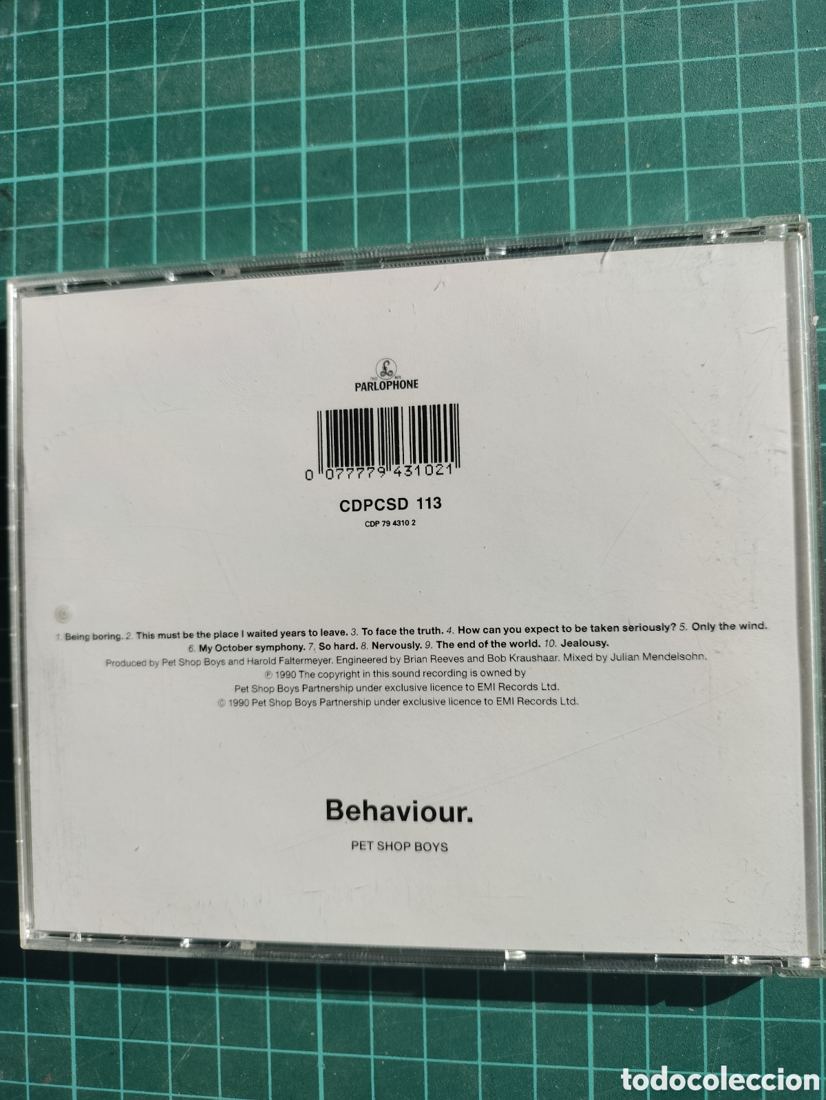 CDs de m&uacute;sica: Pet shop boys behaviour - Foto 2