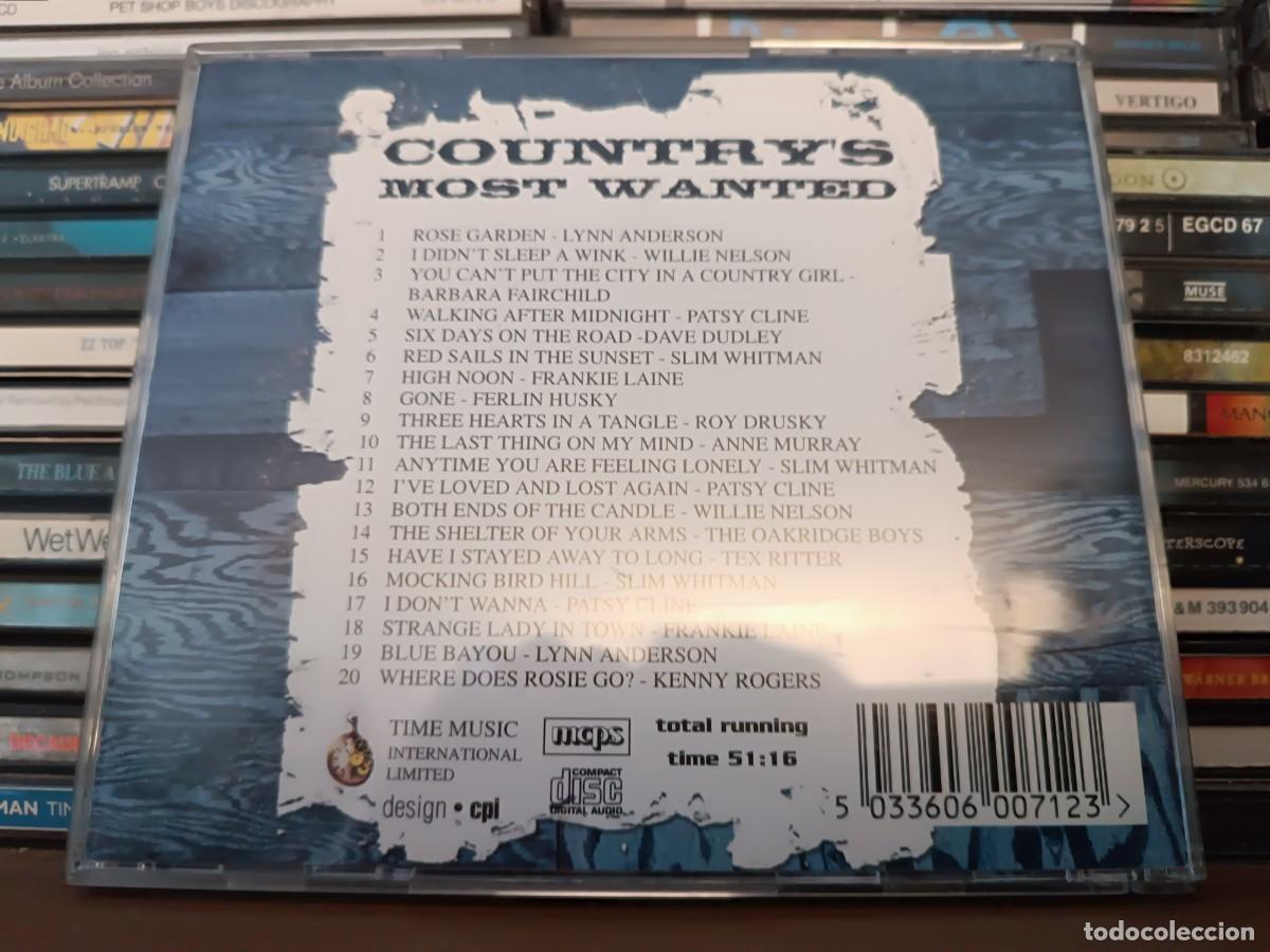 CDs de m&uacute;sica: Various &lrm;&ndash; Countrys Most Wanted-CD - Foto 2