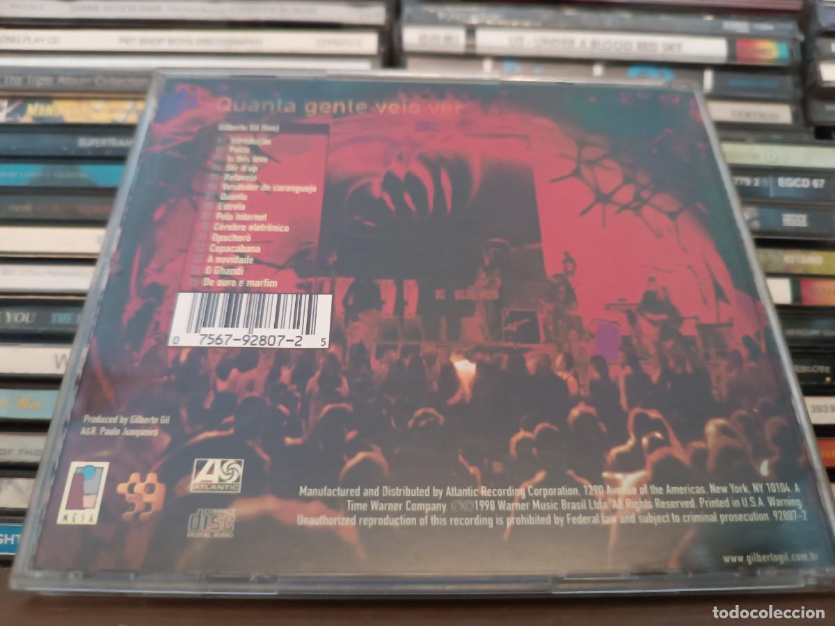 CDs de m&uacute;sica: Gilberto Gil &lrm;&ndash; Quanta Live-CD - Foto 2
