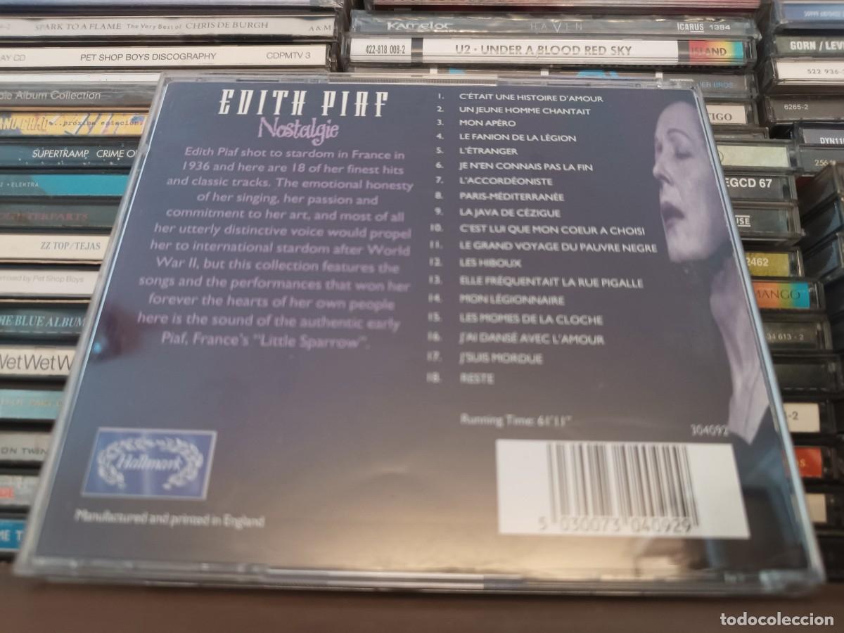 CDs de m&uacute;sica: Edith Piaf &lrm;&ndash; Nostalgie-CD - Foto 2
