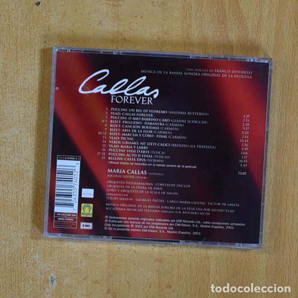 CDs de m&uacute;sica: VARIOS - CALLAS FOREVER - CD - Foto 2