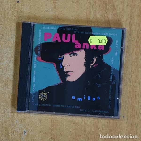 CDs de m&uacute;sica: PAUL ANKA - AMIGOS - CD - Foto 1