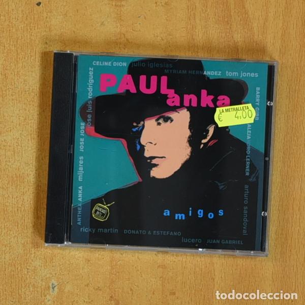 CDs de m&uacute;sica: PAUL ANKA - AMIGOS - CD - Foto 1