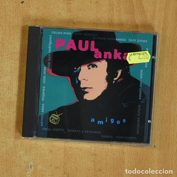 CDs de m&uacute;sica: PAUL ANKA - AMIGOS - CD - Foto 1