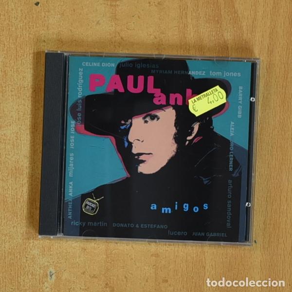 CDs de m&uacute;sica: PAUL ANKA - AMIGOS - CD - Foto 1