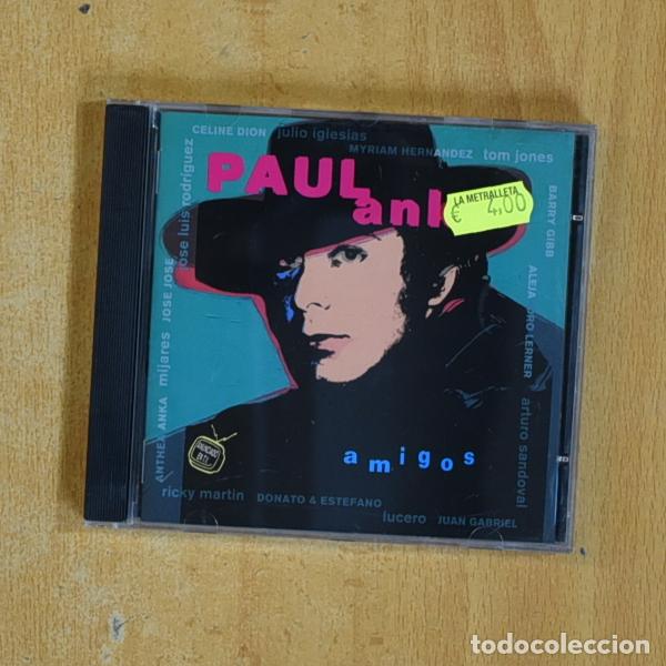 CDs de m&uacute;sica: PAUL ANKA - AMIGOS - CD - Foto 1