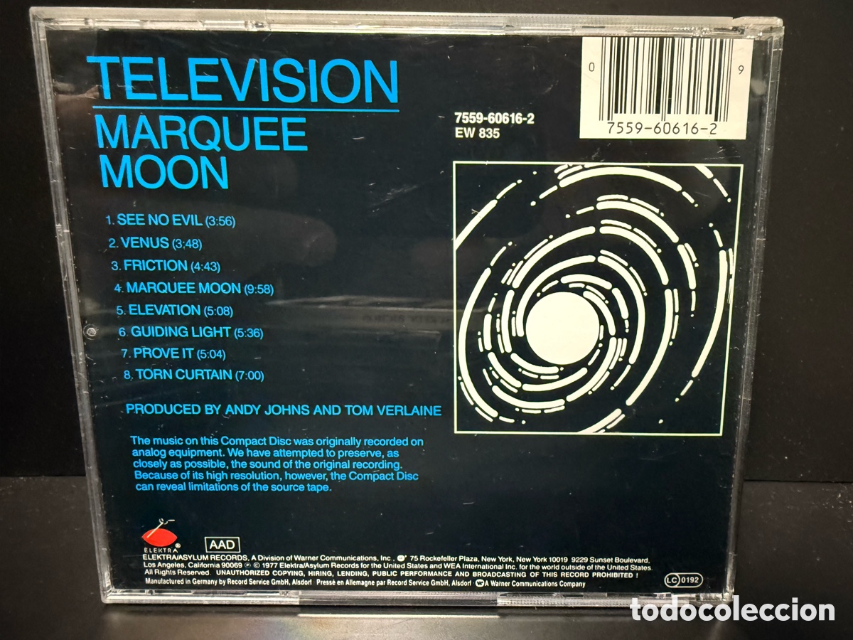 CDs de m&uacute;sica: Television - Marquee Moon (CD) - Foto 2