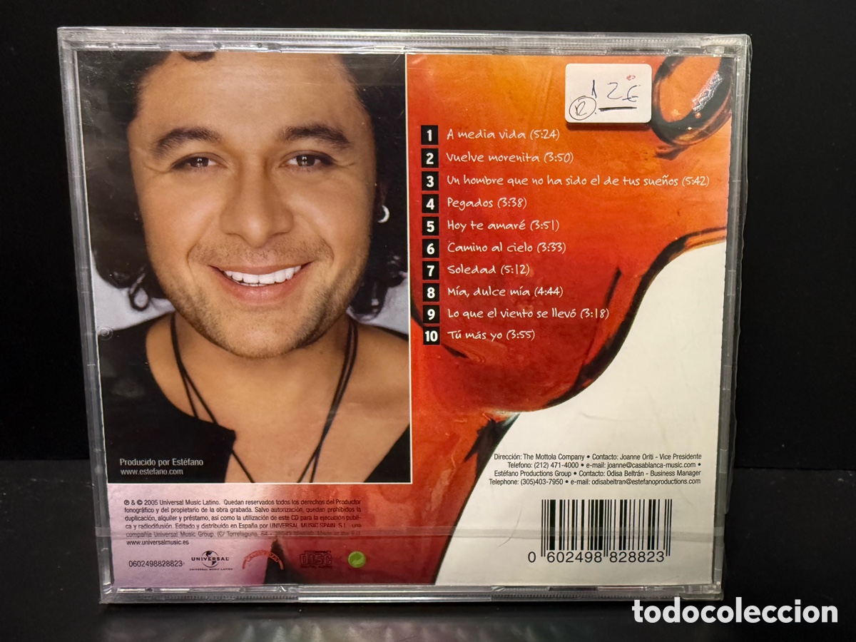 CDs de m&uacute;sica: Est&eacute;fano - Codigo Personal: A Media Vida (CD) *Precintado* - Foto 2