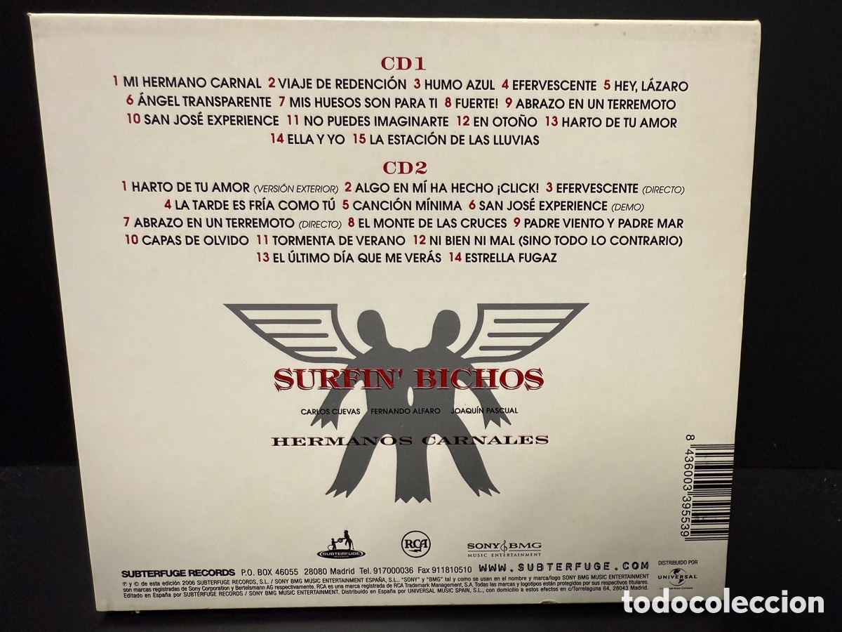 CDs de m&uacute;sica: Surfin Bichos - Hermanos Carnales (CD) - Foto 2