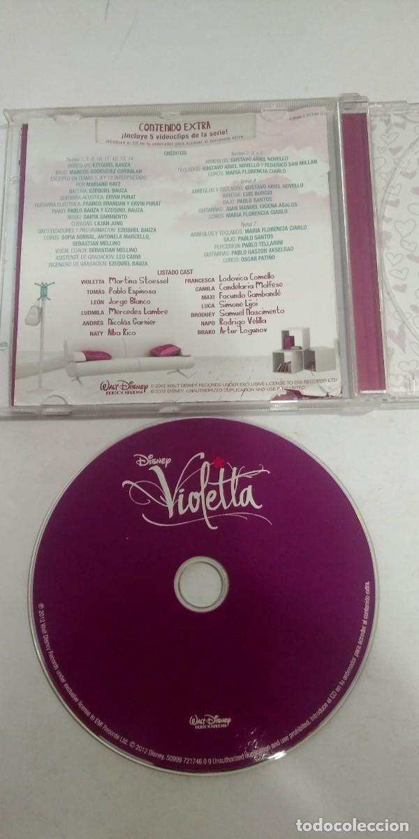 CDs de m&uacute;sica: BSO Violetta Walt Disney - Foto 3