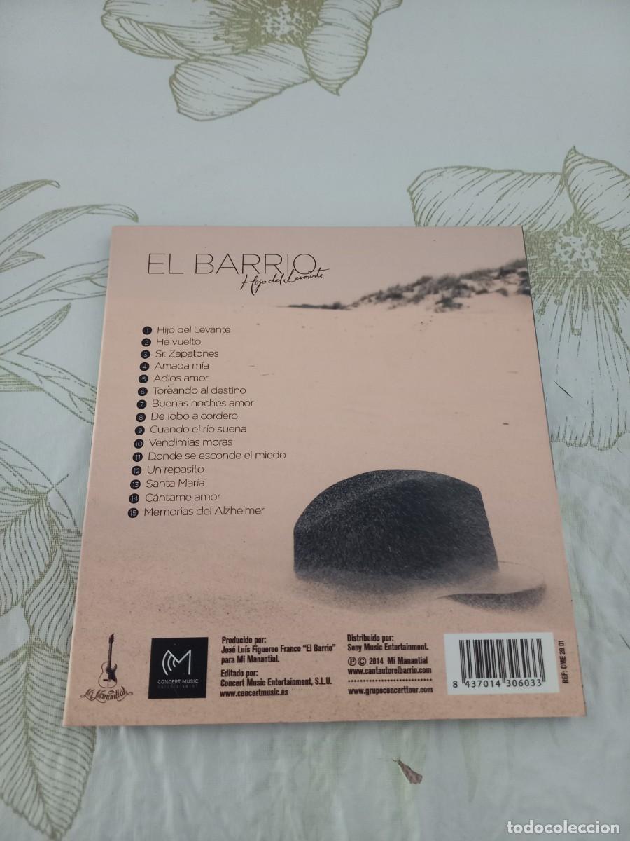 CDs de m&uacute;sica: CD - EL BARRIO - HIJO DEL LEVANTE - Foto 2