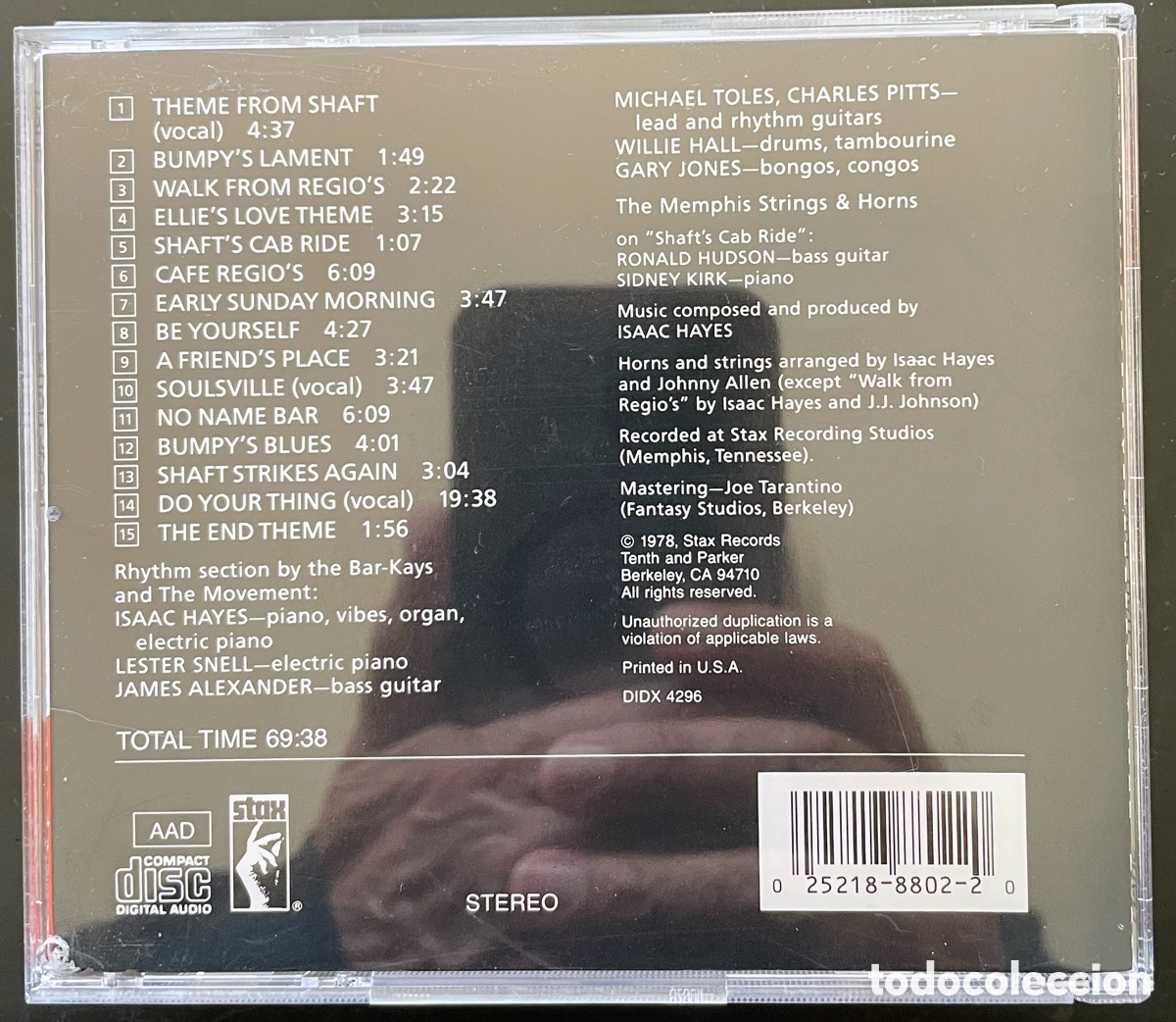 CDs de m&uacute;sica: Isaac Hayes Shaft CD - Foto 2