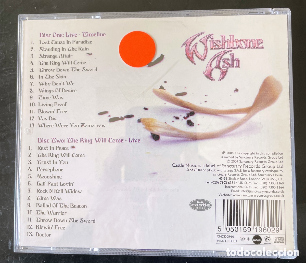 CDs de m&uacute;sica: Wishbone Ash Time Was Anthology 2Cd - Foto 2