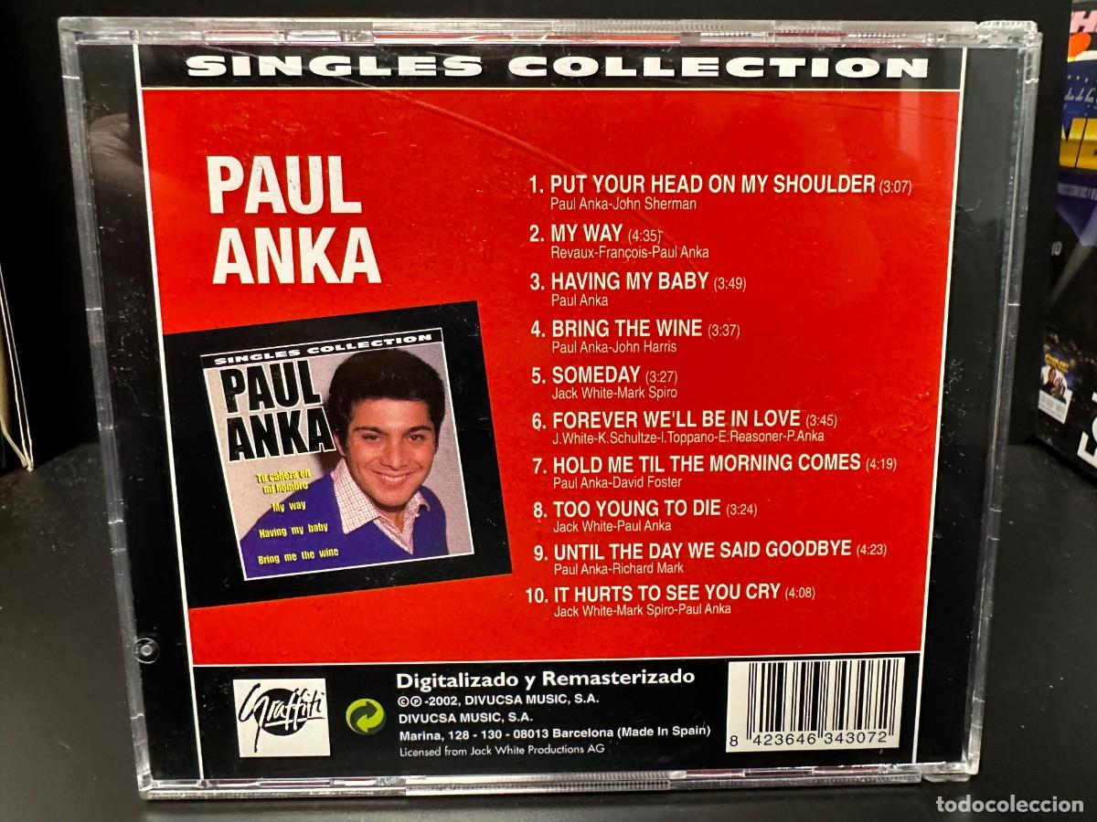CDs de m&uacute;sica: Paul Anka - Singles Collection (CD) - Foto 2