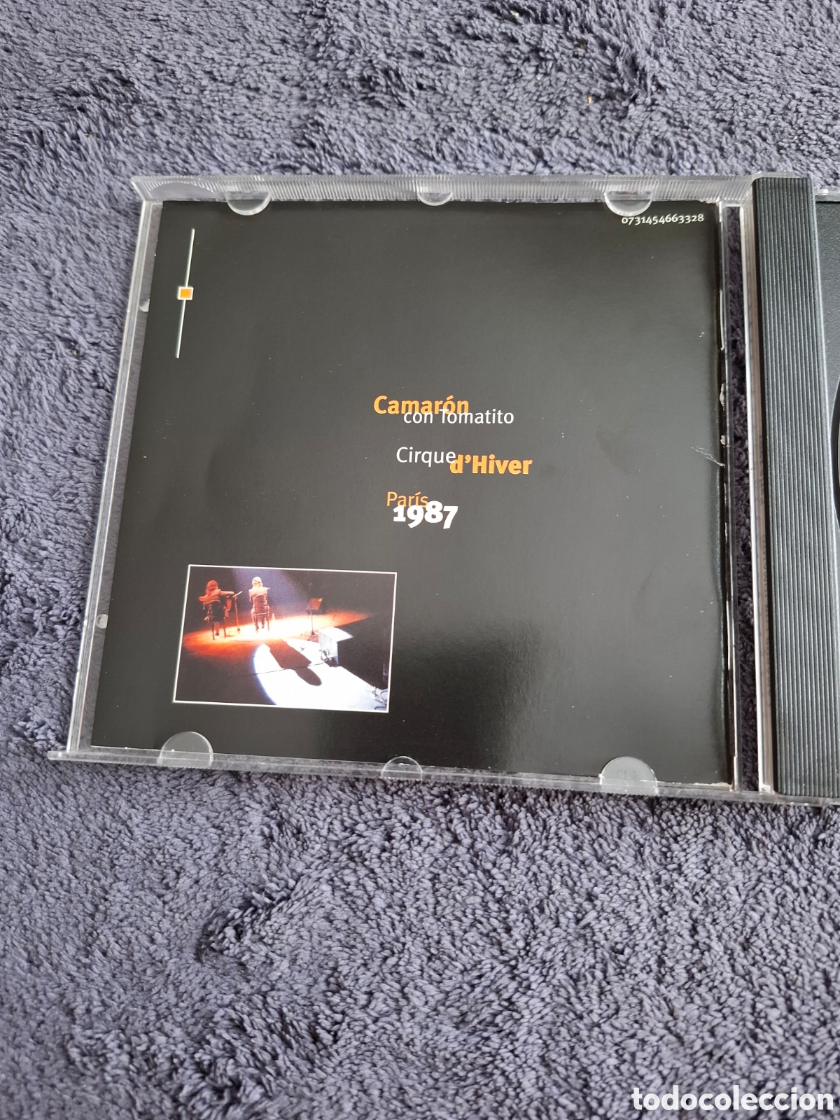 CDs de m&uacute;sica: CD21 . Camar&oacute;n Con Tomatito, Par&iacute;s 1987. - Foto 3