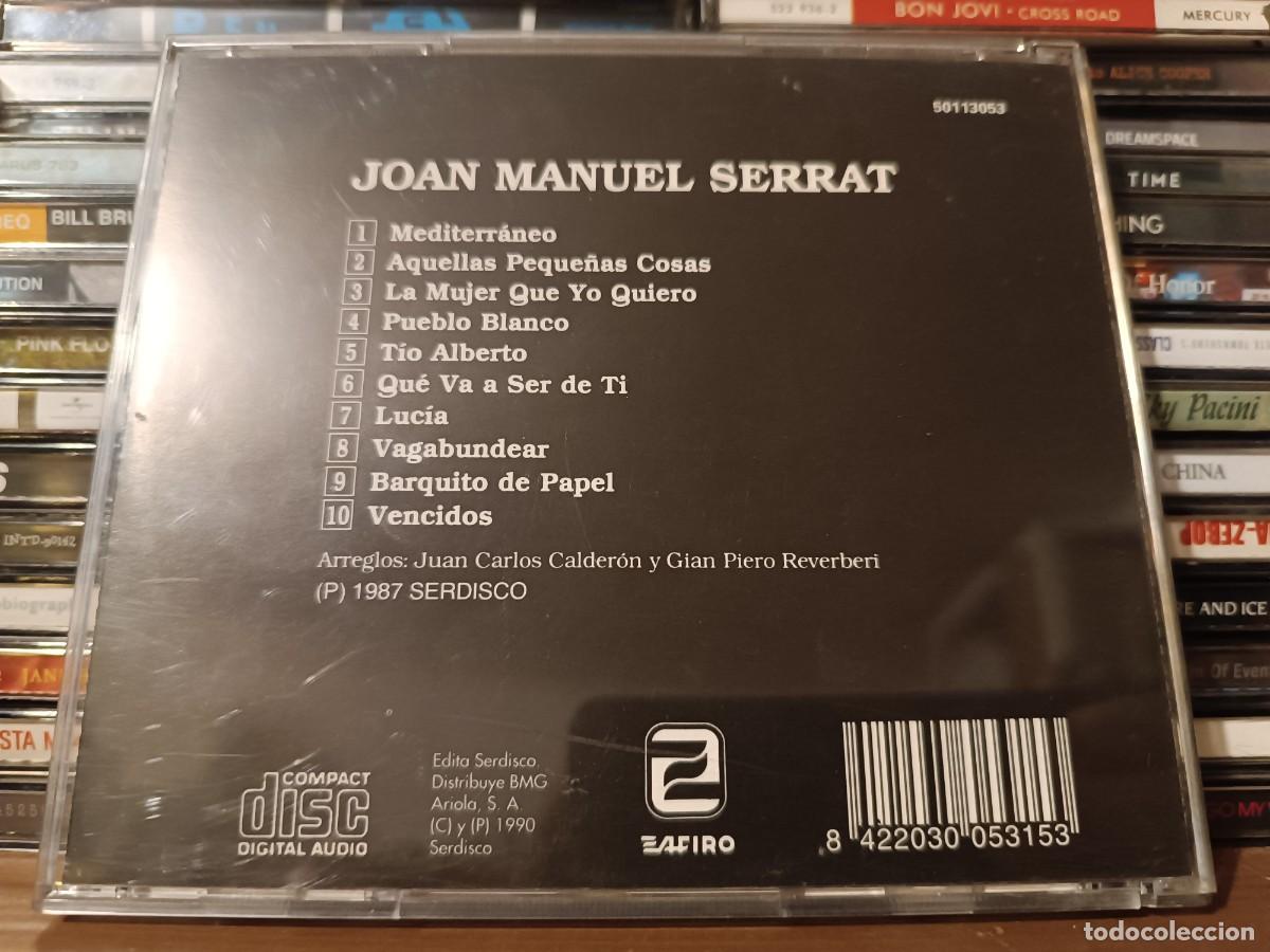 CDs de m&uacute;sica: Joan Manuel Serrat &lrm;&ndash; Mediterr&aacute;neo-CD - Foto 2