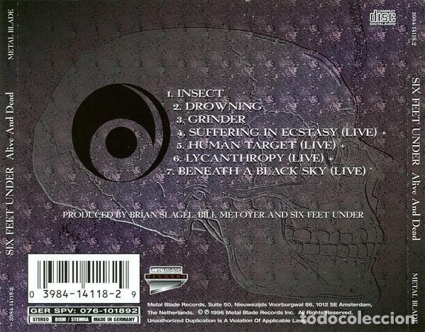 CDs de m&uacute;sica: Six Feet Under &ndash; Alive And Dead - Foto 2