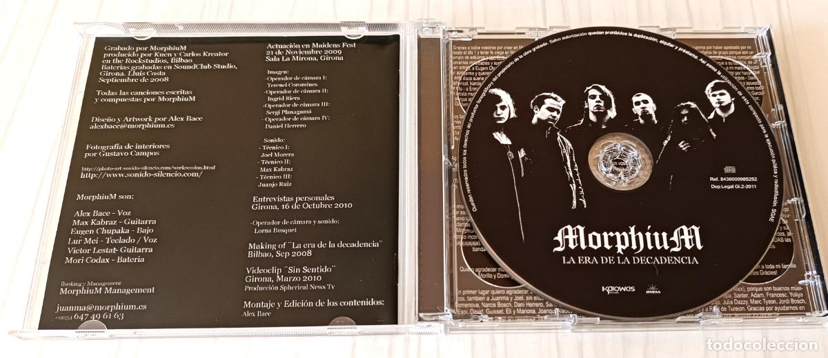 CDs de m&uacute;sica: CD MORPHIUM - LA ERA DE LA DECADENCIA MASS CD + DVD - 2011 - Foto 2