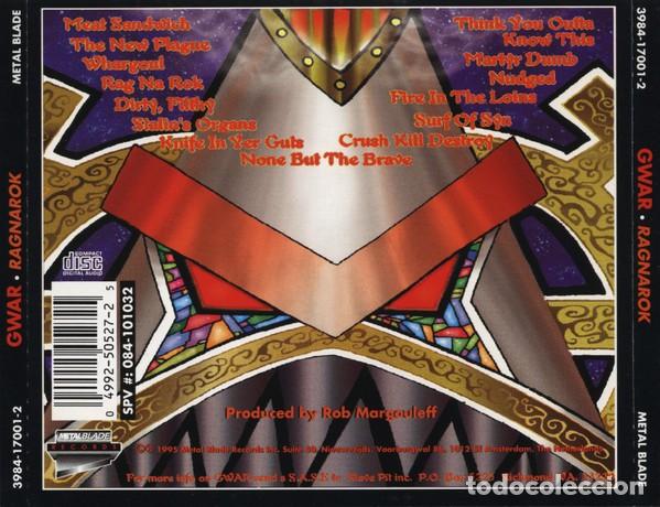 CDs de m&uacute;sica: Gwar &ndash; Ragnar&ouml;k - CD - Metal - Foto 3