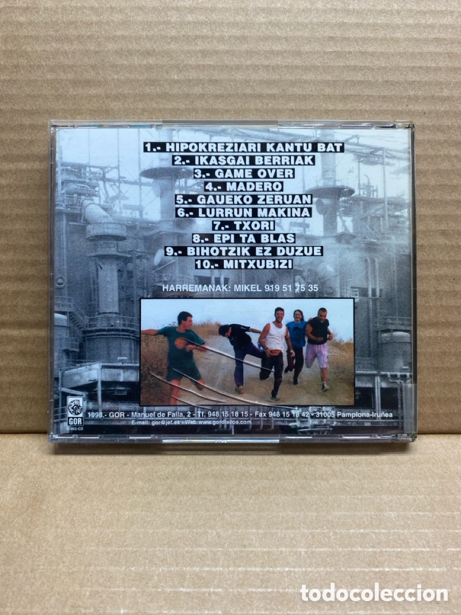 CDs de m&uacute;sica: CD BUITRAKER. IURRUN MAKINA - Foto 2