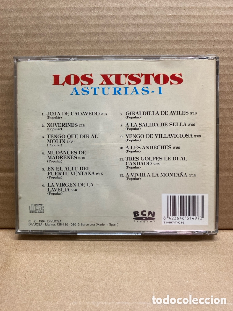 CDs de m&uacute;sica: CD LOS XUSTOS. ASTURIAS. - Foto 2