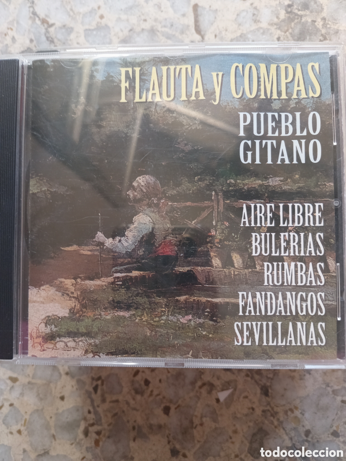 CDs de m&uacute;sica: CD FLAUTA Y COMPAS PUEBLO GITANO - Foto 1