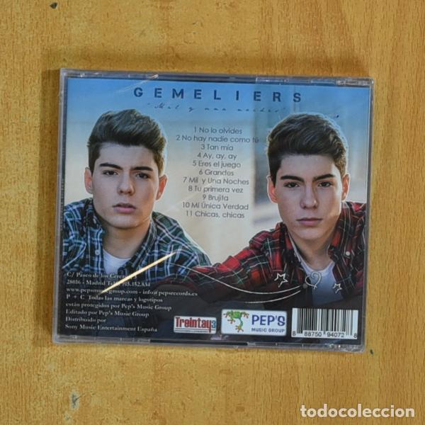 CDs de m&uacute;sica: GEMELIERS - MIL Y UNA NOCHES - CD - Foto 2
