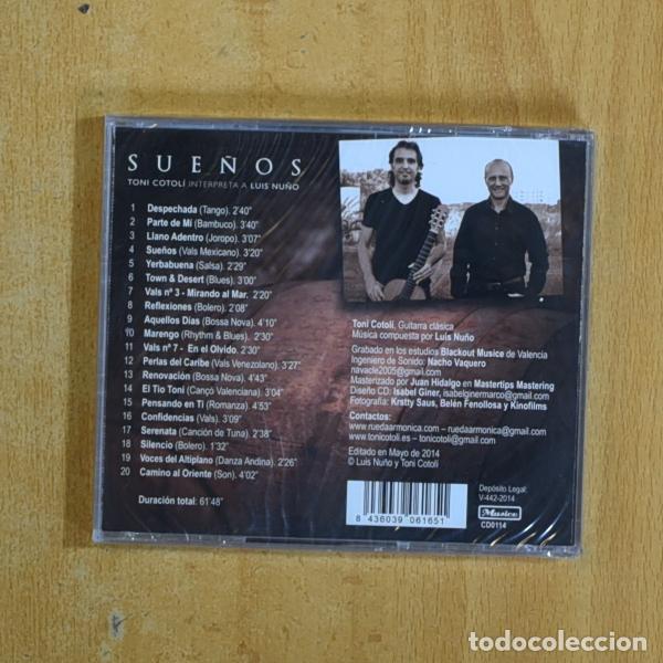 CDs de m&uacute;sica: TONI COTOLI - SUE&Ntilde;OS - CD - Foto 2