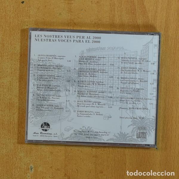 CDs de m&uacute;sica: VARIOS - NUESTRAS VOCES PARA EL 2000 - CD - Foto 2