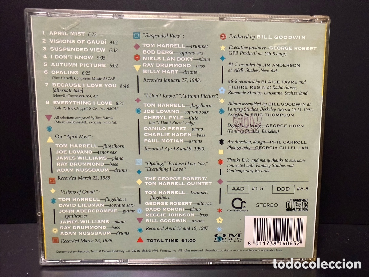 CDs de m&uacute;sica: Tom Harrell - Visions (CD) - Foto 2