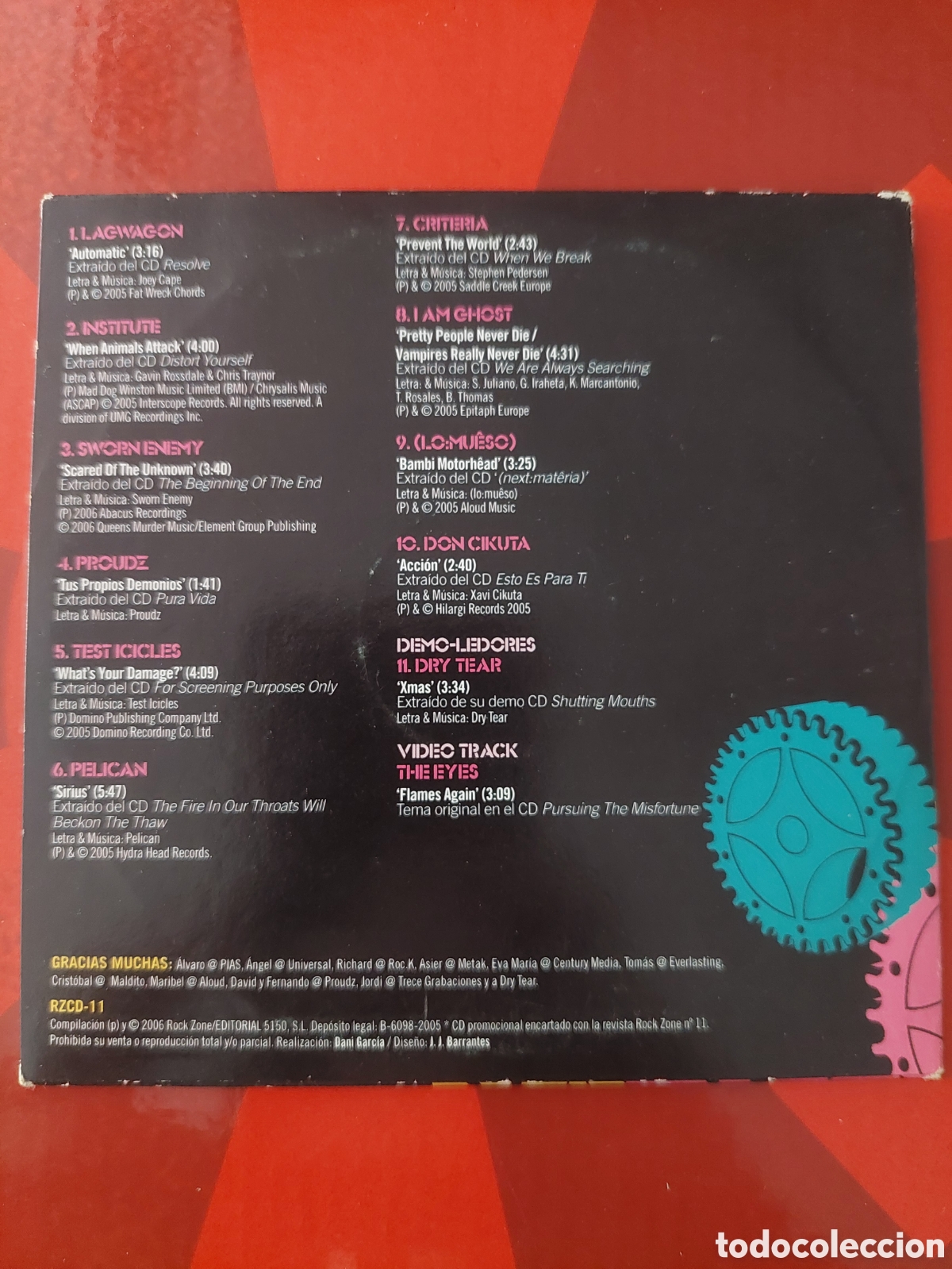 CDs de m&uacute;sica: Rockzone lote de 2 CD - Foto 6