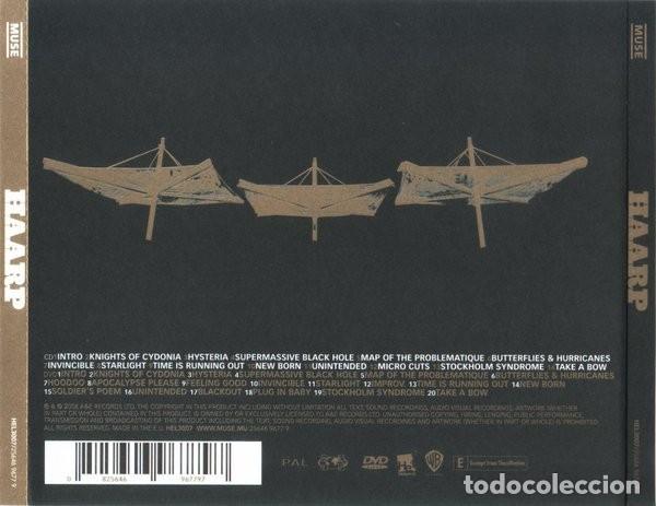 CDs de m&uacute;sica: Muse &ndash; HAARP - CD+DVD - Foto 2
