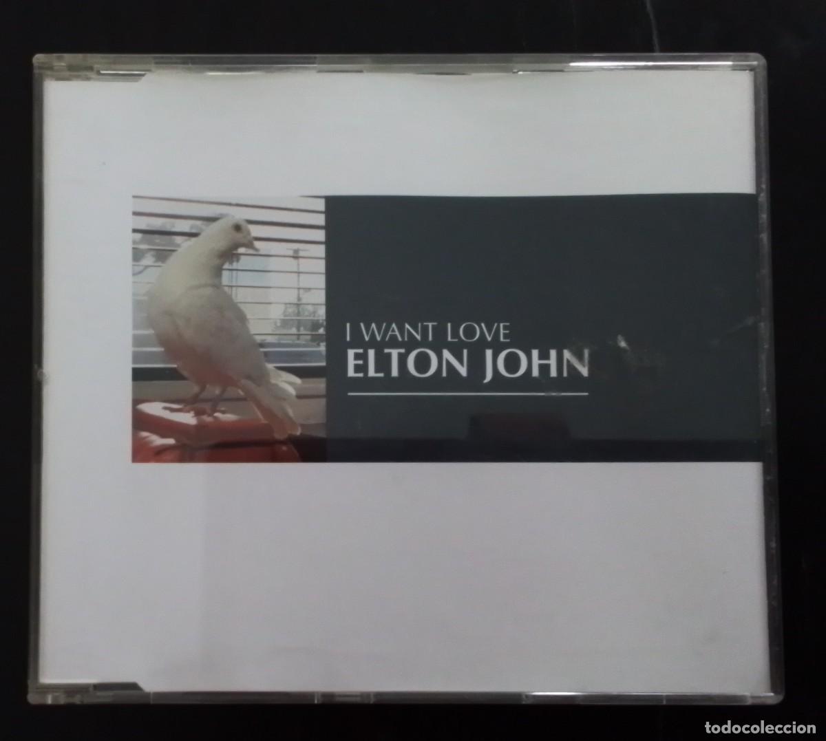 CDs de m&uacute;sica: Elton john - I want love - Foto 1