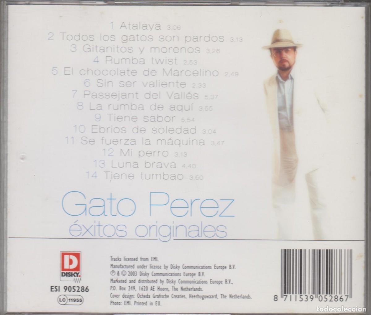 CDs de m&uacute;sica: Gato P&eacute;rez cd Exitos originales 2003 - Foto 2