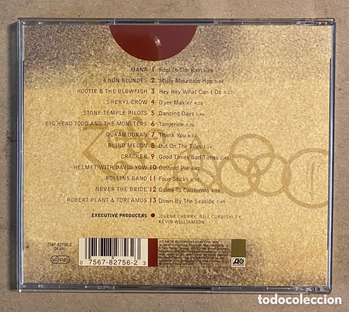 CDs de m&uacute;sica: CD. ENCOMIUM &ldquo;A TRIBUTE TO LED ZEPPELIN&rdquo; (ATLANTIC 1995). - Foto 2