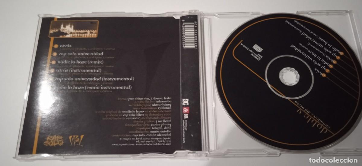 CDs de m&uacute;sica: DOBLE V - VIOLADORES DEL VERSO - ATRAS - SINGLE - Foto 2