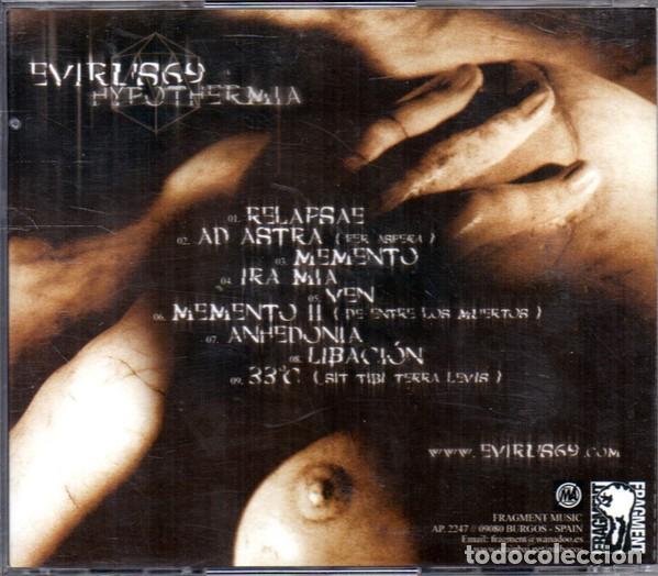 CDs de m&uacute;sica: Evirus 69 &ndash; Hypothermia - CD - Foto 2
