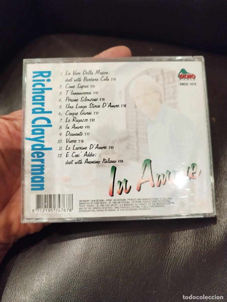 CDs de m&uacute;sica: Richard Clayderman &ndash; In Amore. Cd Netherlands. - Foto 2