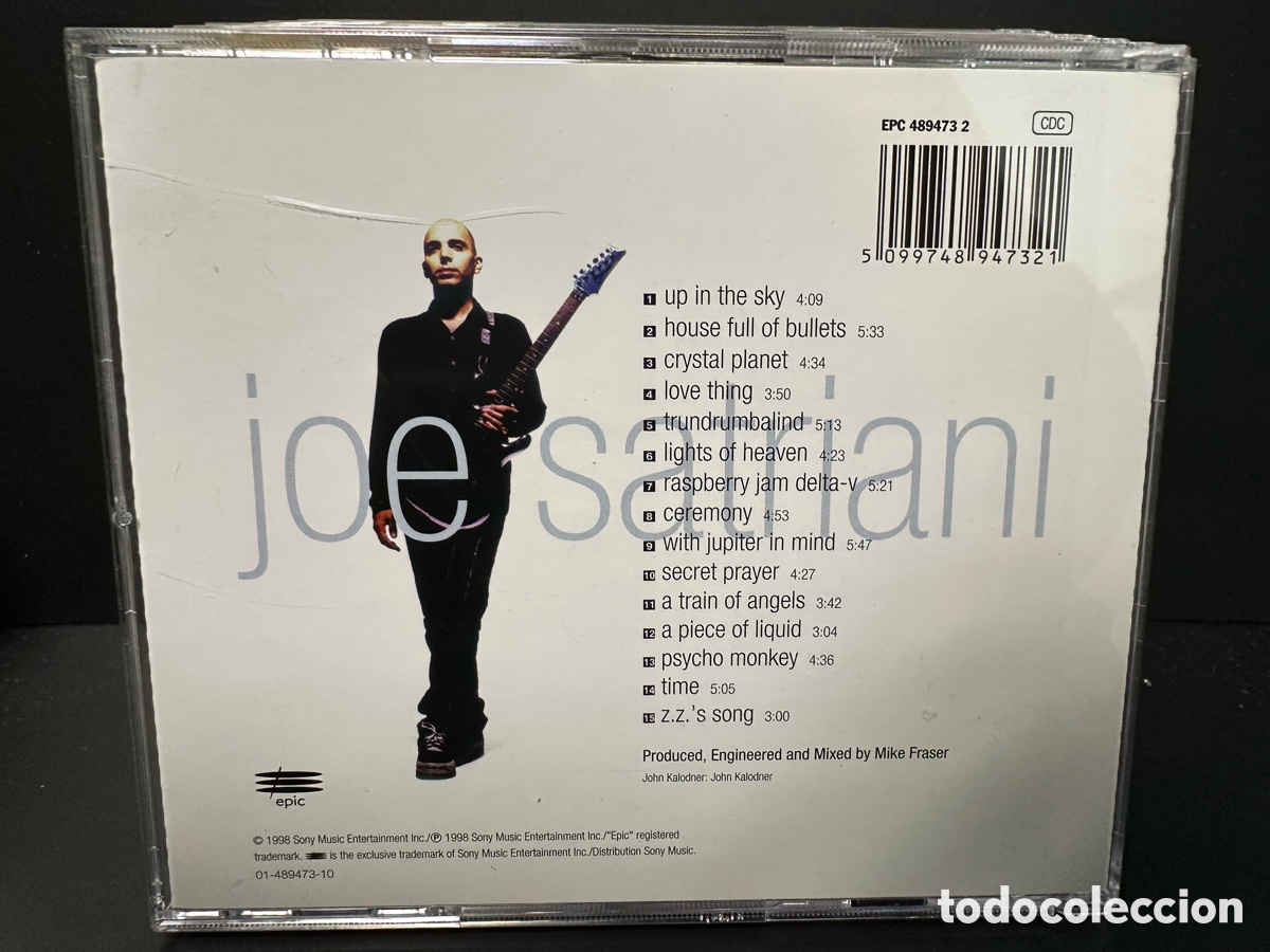 CDs de m&uacute;sica: Joe Satriani - Crystal Planet (CD) - Foto 2