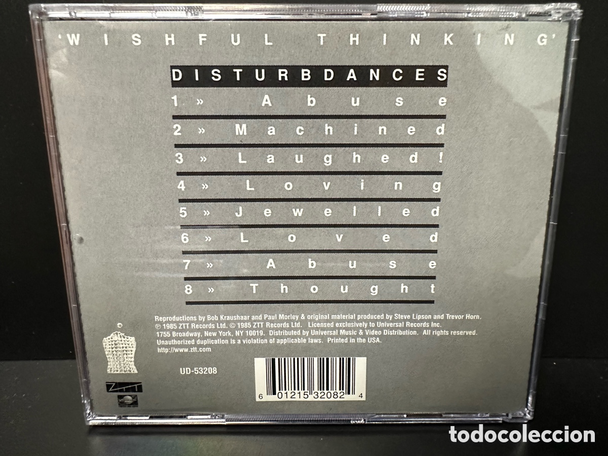 CDs de m&uacute;sica: Propaganda - Wishful Thinking (CD) - Foto 2