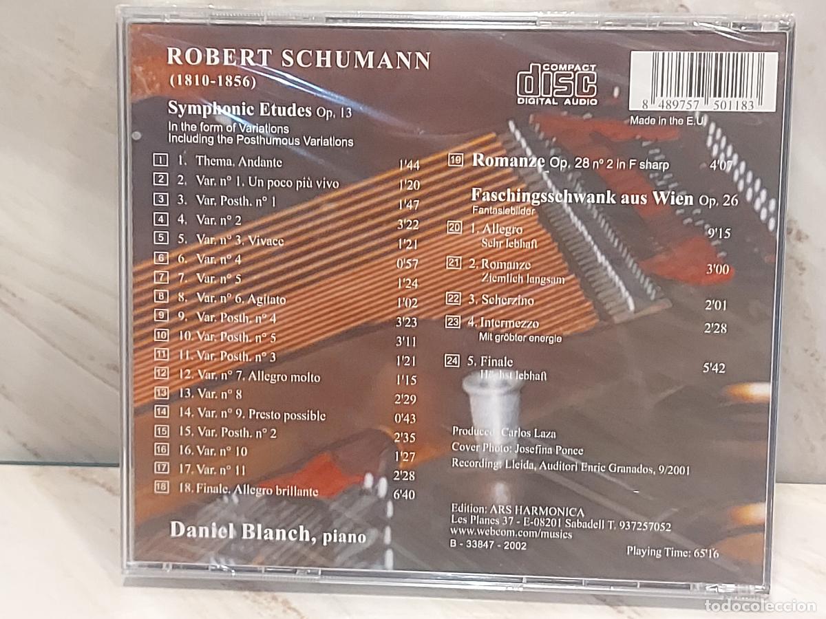 CDs de m&uacute;sica: DANIEL BLANCH (PIANO) / SCHUMANN / CD-ARS HARMONICA-2002 / 24 TEMAS / PRECINTADO - Foto 2