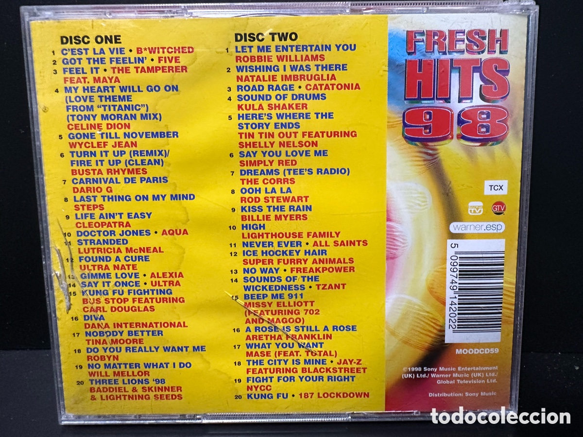CDs de m&uacute;sica: Various - Fresh Hits 98 (2xCD) - Foto 2