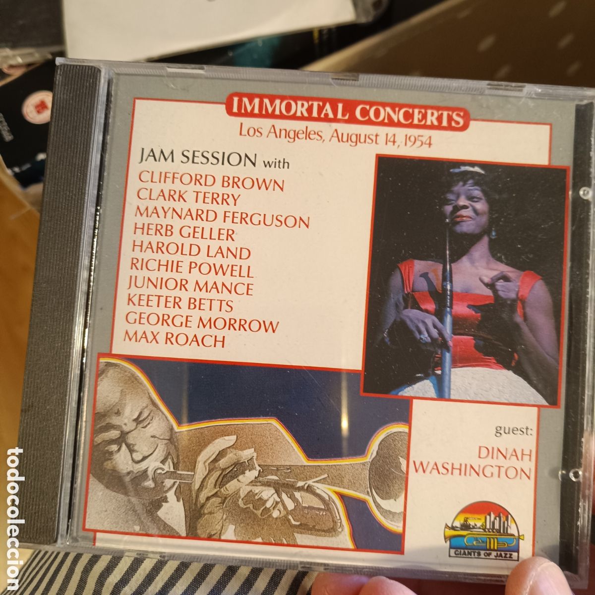 CDs de M&uacute;sica: Jam Session: Los Angeles, August 14, 1954 featuring Dinah Washington