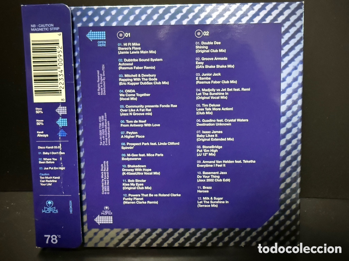 CDs de m&uacute;sica: Various - Disco Kandi 05.03 (2xCD) - Foto 2