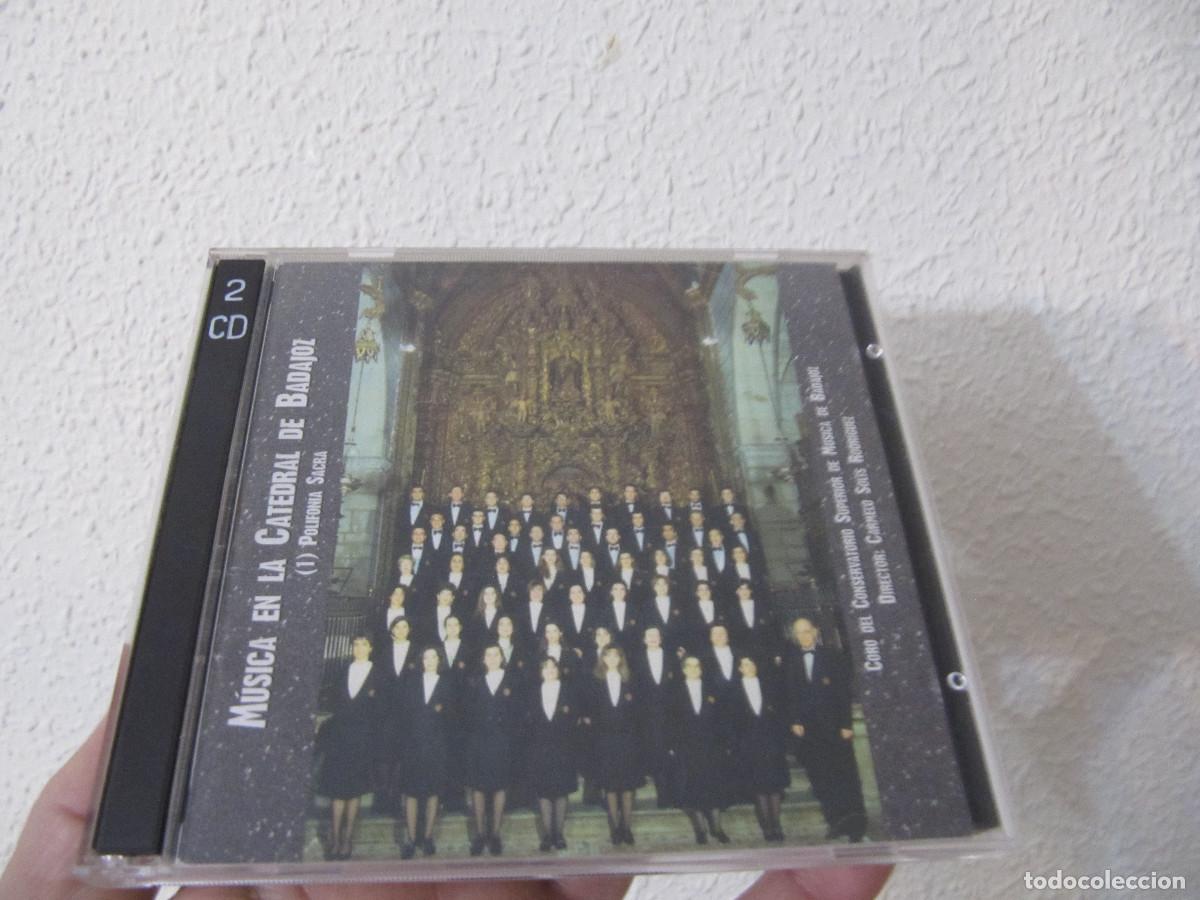 CDs de M&uacute;sica: MUSICA EN LA CATEDRAL DE BADAJOZ (1) POLIFONIA SACRA-CARMELO SOLIS RODRIGUEZ-DOBLE CD-DESCATALOGADO